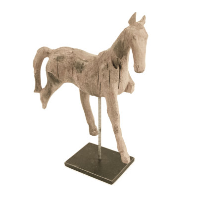 Resin Horse In Stand