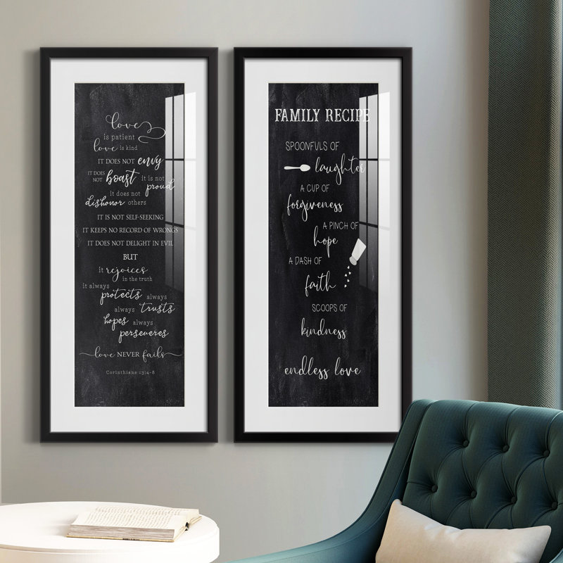 Cadre photo, ensemble d'art textuel sur papier