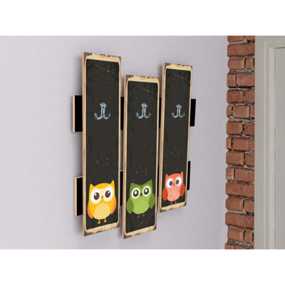 3 - Hook Wall Mounted Coat Rack