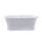 Chateau 66'' x 32'' Soaking Solid Surface Bathtub-88695212-88695210