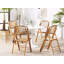 Side chair Set Eyler of Solid Wood
