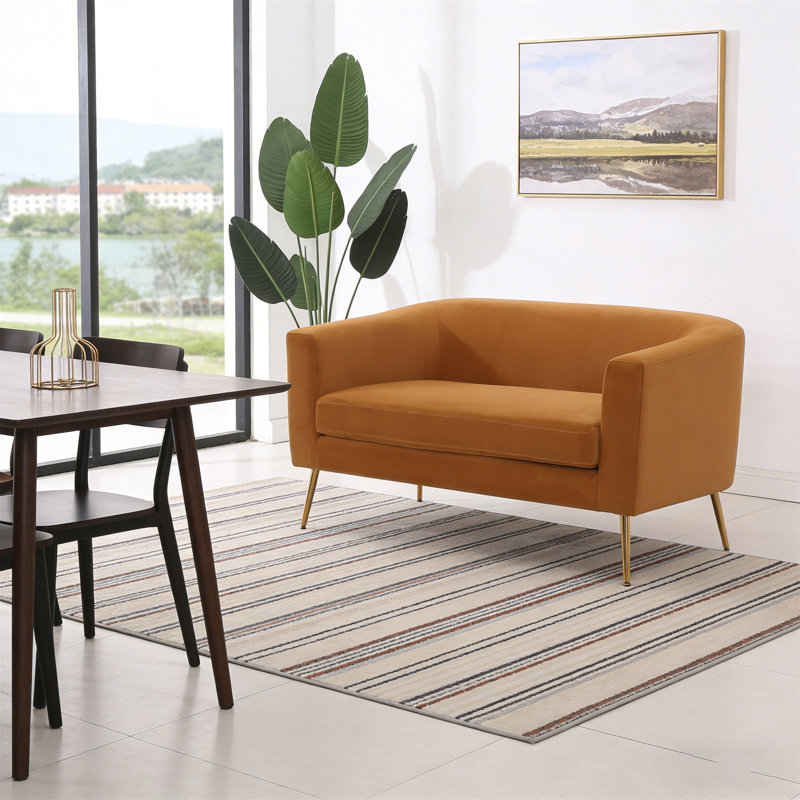 Causeuse, Velours naturel