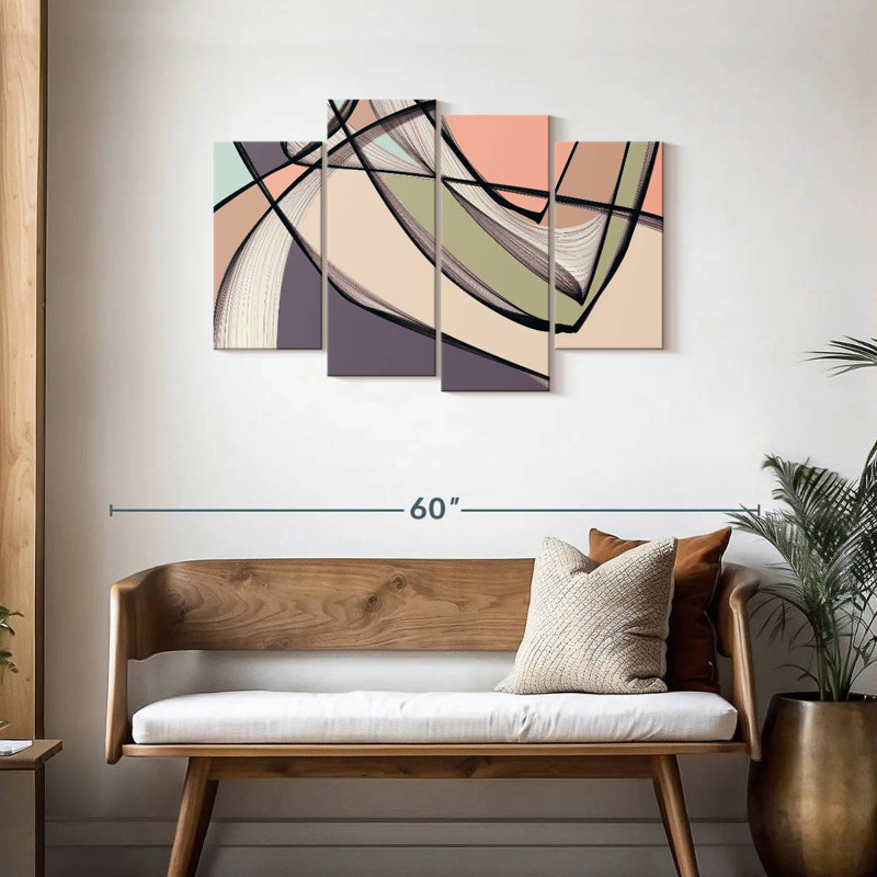 Avery Mid Century Modern Abstract III