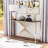 Kendra Glass Top Console Table-100097994-100097995