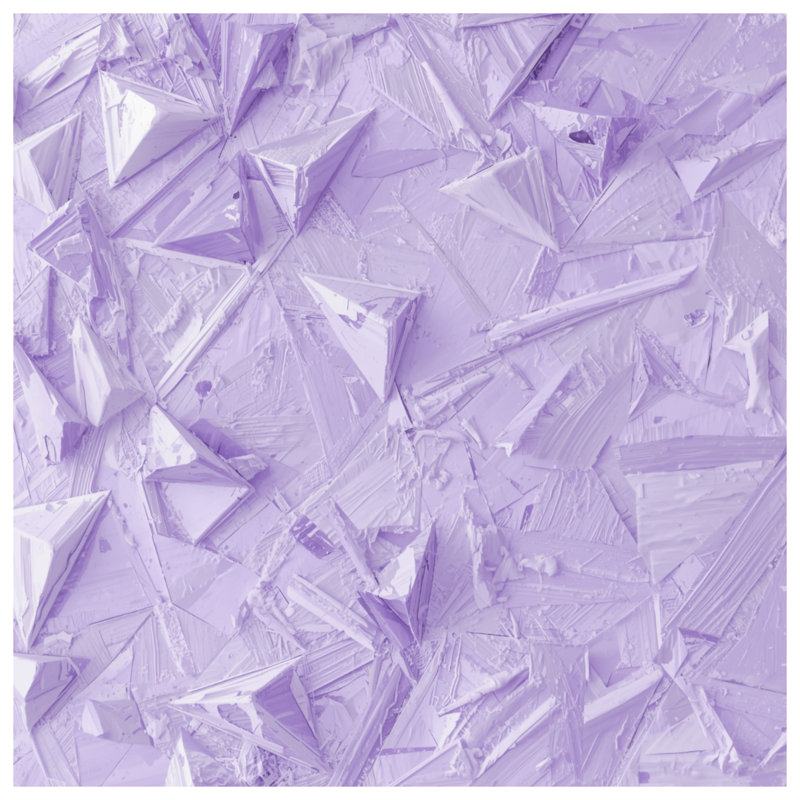 Édredon à texture géométrique mauve, Lit simple