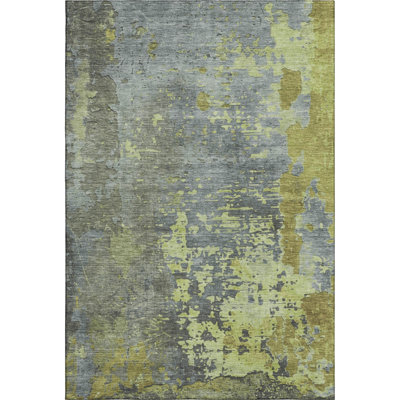 Premium Machine Washable Mehara AMF1702 Abstract Rug