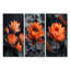 Orange orange et gris rétro, photo de lotus I - Collection d'art mural Lotus-2033006474-2033006472-2033006469