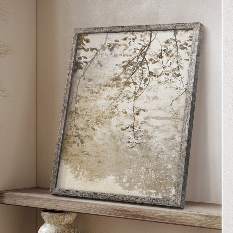 Fresco Framed Print - Solid Wood, 11" H x 9" W