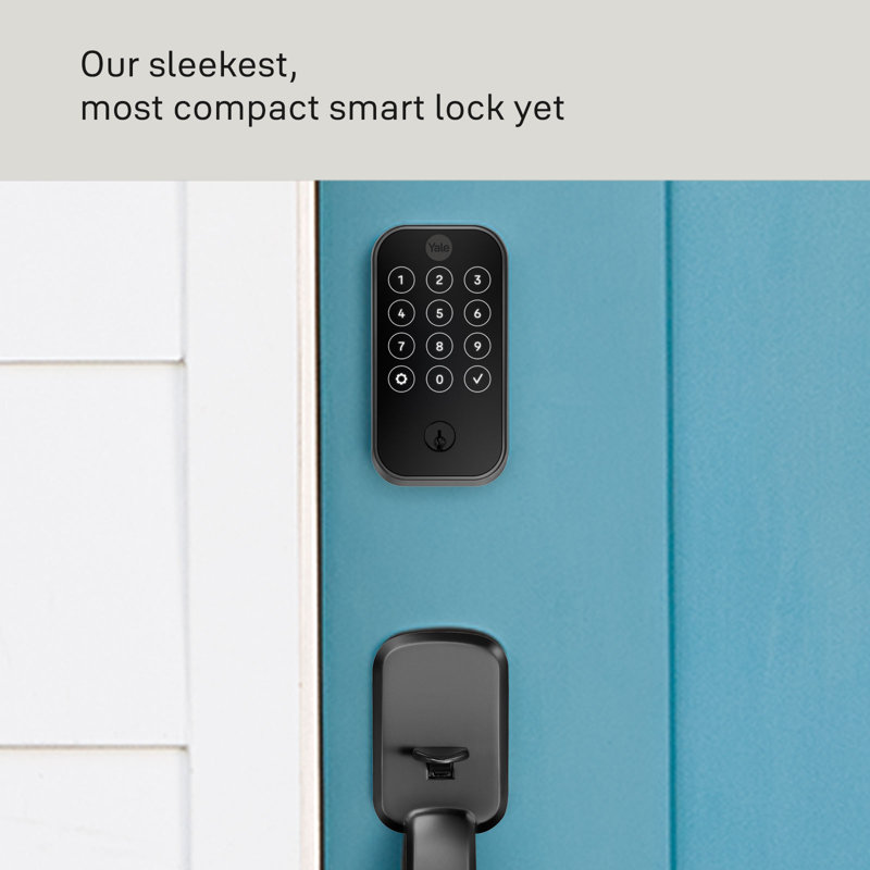Yale Assure Lock 2 Deadbolt, Keyed Smart Entry Door Lock with Bluetooth Connected Touchscreen Keypad for Code Entry