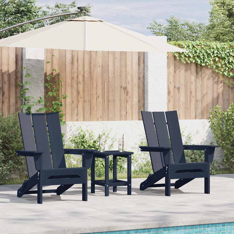 Outdoor Adirondack Chair, Navy