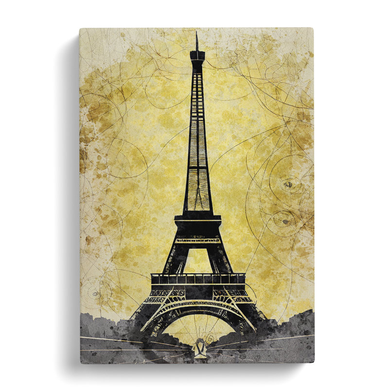 Splendid Eiffel Tower - Wrapped Canvas, 60cm H x 40cm W x 3cm D