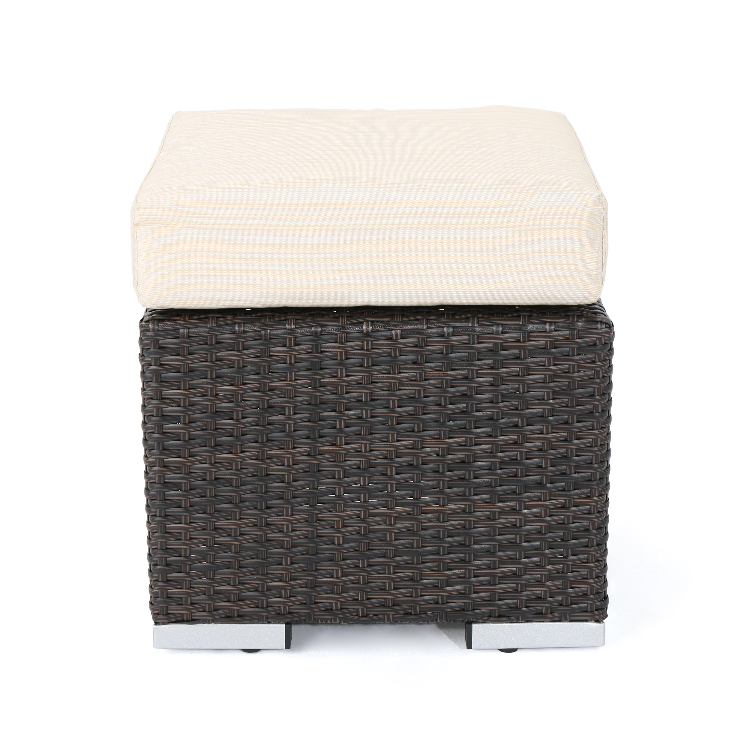 Ebern Designs Jossif All Weather Wicker Ottoman & Reviews Wayfair