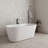 59" Streamline Soaking Freestanding Tub With Internal Drain-108964764