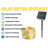 396'' Solar LED String Lights