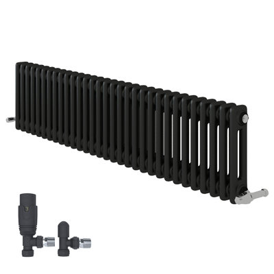 iBathUK Radiator + Angled Valve