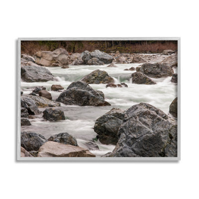 Rocky River Stream, eau qui coule, terre, par Matheson 935