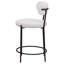 Fauteuil rembourré de couleur crème Mitsuda-1720402361-1720402343