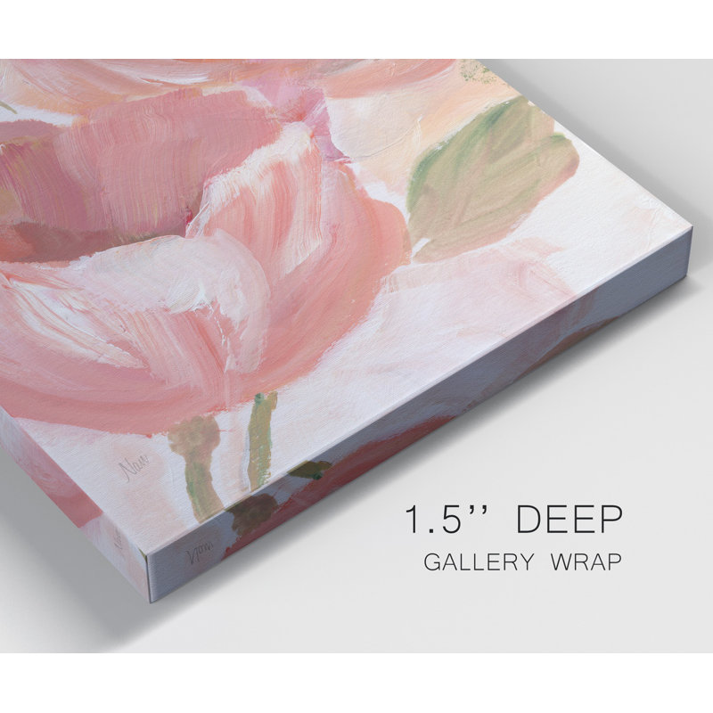 Blooming Coral IV - Impression sur toile tendue, H 16 po x l 8 po x P 1 po