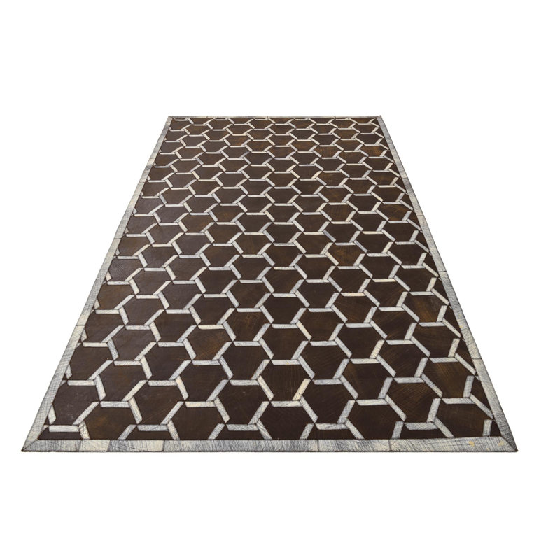 Tapis brun foncé Ortega