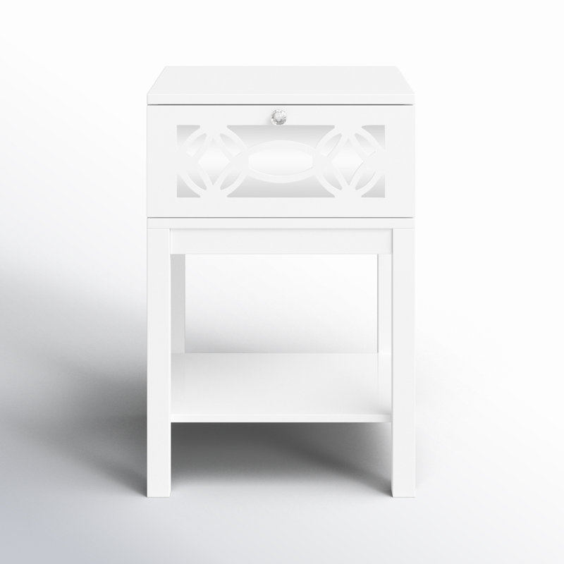 Table de chevet en bois manufacturé Bale