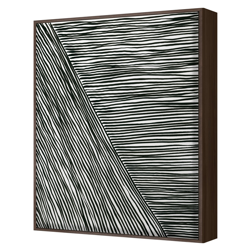 Black And White Stripes 4 Print by Hable Construction, 49'' H x 38'' W