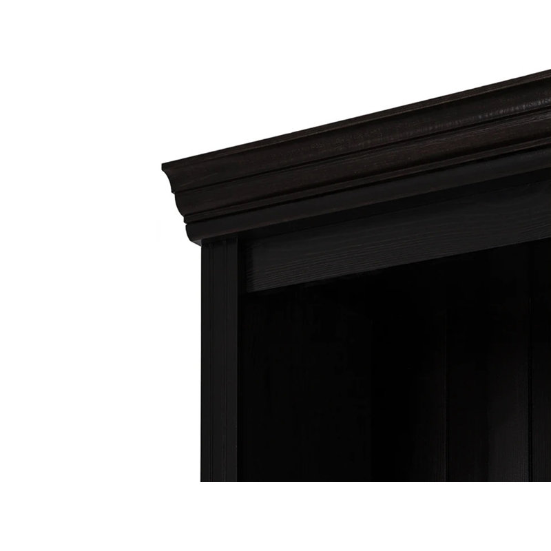 Fieldway 223cm H x 296cm W Bookcase, Black