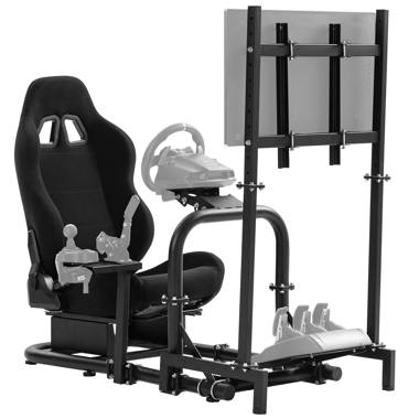 MoNiBloom Racing Simulator Cockpit with Gaming Seat Fit for