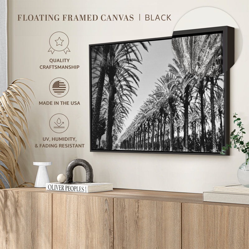 Faul Palms In Order Canvas Print, 9" H x 13" W