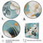 Blue Marble Gold Floral Impressions IV - impression-443244608-443244636
