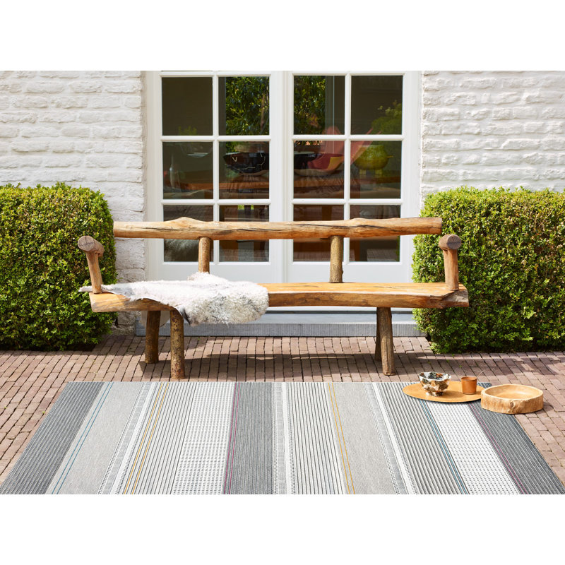 Gally Striped Indoor / Outdoor Area Rug, Rectangle 160 x 230cm