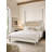 Transitional Mirrored Frame King Size Bed