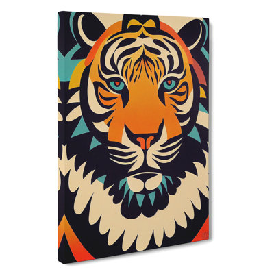 XC1022-4663X Tiger Abstract No.1 - Wrapped Canvas Print