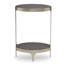 Duplex Solid Wood End Table