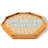 Kids Sandbox with Canopy, Outdoor Wooden Sand Box with Seats, Octagon Backyard Sandbox with Bottom Liner