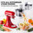 5-in-1 Food Processor Attachment Compatible with KitchenAid Stand Mixers by GVODE