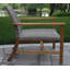 Chaise de patio en teck Akiva
