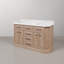 Palace 60 po Meuble-lavabo double en marbre d'ingénierie blanc Carrara-1604571608-1604571610