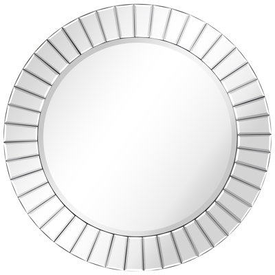 Meira Solid Wood Frame Wall Mirror