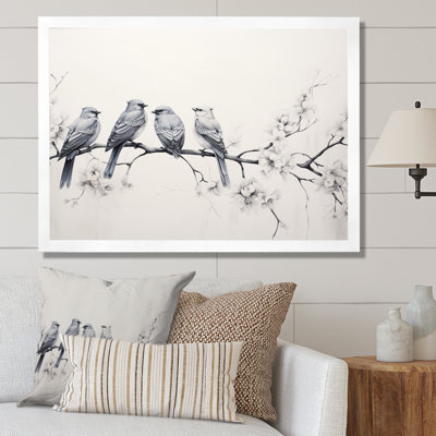 Birds On The Brink I - Bird Wall Art For Living Room