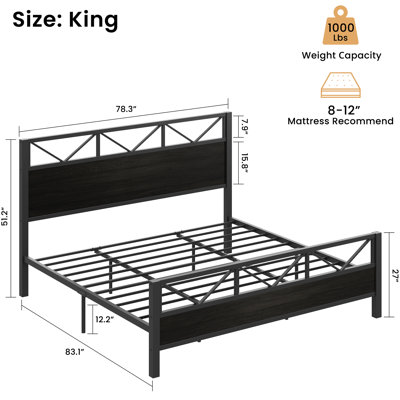 Wykeisha Platform Bed