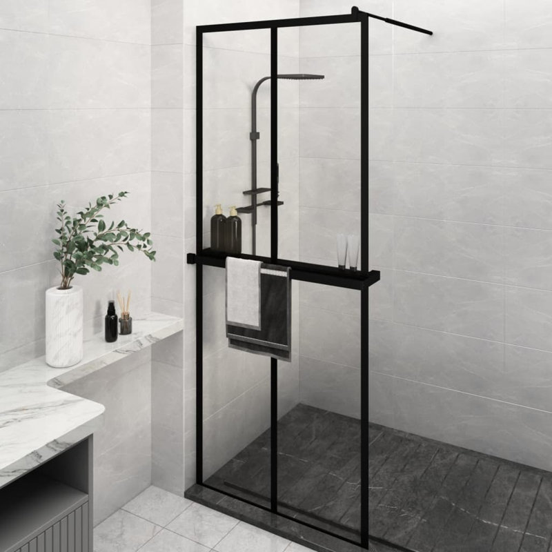 Cabine de douche rectangulaire encadrée l 31,5 po x H 76,8 po
