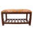 Wool Upholstered Storage Bench