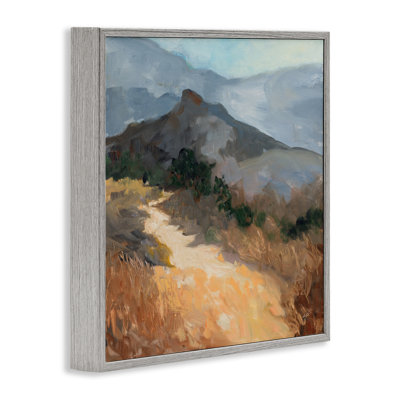 Golden Trail Mountain View Framed Giclee, design by Julia Purinton