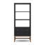 Fiona Bookcase-Black Raffia