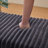 Footstool with Wooden Open Storage Shelf-1231428219