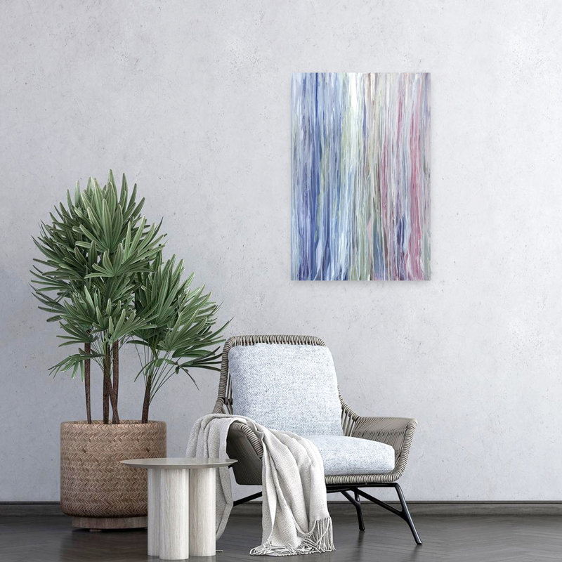 Art contemporain, art contemporain abstrait, H 24 po x l 16 po