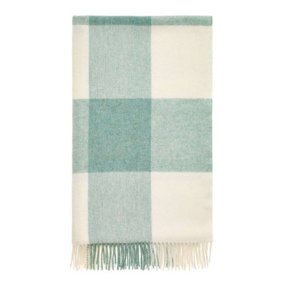 Jeté tissé en laine d'agneau Merino