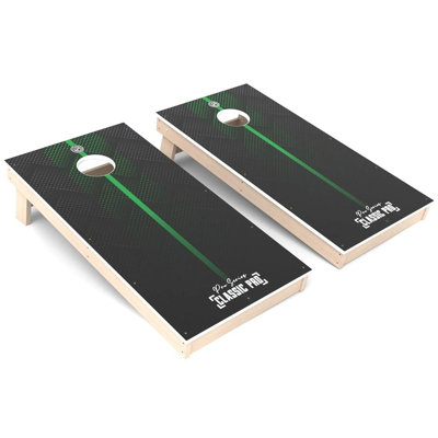 Pro Series Green All-Weather Composite Cornhole Board Set