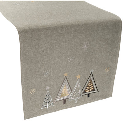 Chemin de table gris