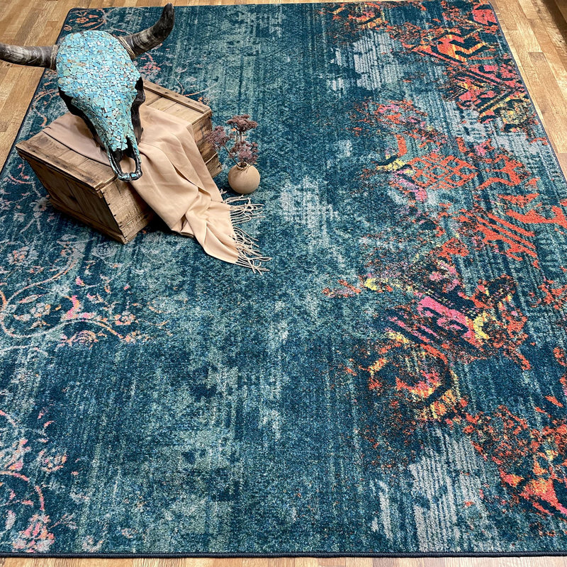 Rahaf Indoor Rug, Rectangle 5' x 8'